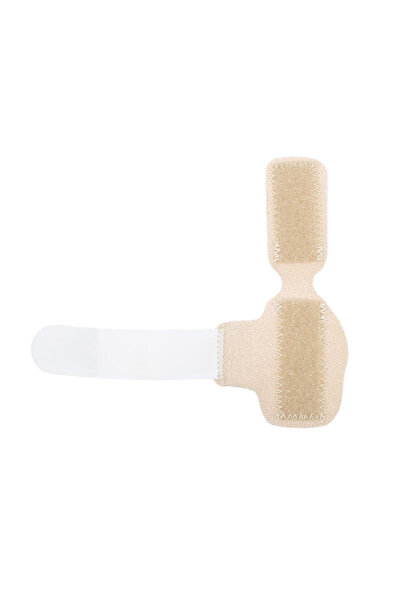 Choice4 جبيرة بيج اللون لتقويم أصابع القدم (نصف قطعة) لتصحيح أصابع القدم المط...