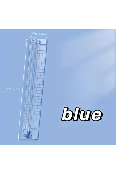 choice2 blue 1PC Portable A3/A4 Paper Cutter Trimmer, Uncharged Manual Cuttin...