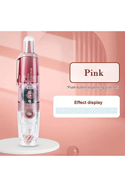 choice2 شريط لاصق مزدوج الجوانب بنقاط لطيفة، وردي اللون - قطعة واحدة، قابل لل...