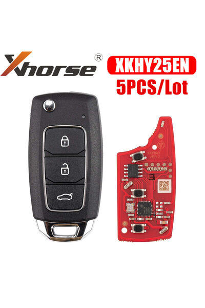 Choice3 Xhorse 5PCS XKHY25EN Xhorse Wire Key XKB520EN XKB526EN XKLKS0EN XKFO2...
