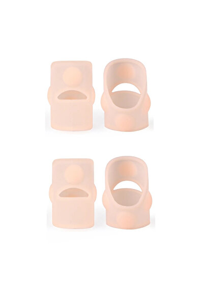 Choice1 4 قطع من أدوات تصحيح الأظافر الناشبة المصنوعة من السيليكون الوردي، غط...