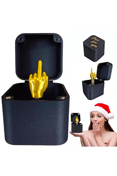 Choice7 8x8x10cm Middle finger The Annoying Present with Middle Finger in A B...