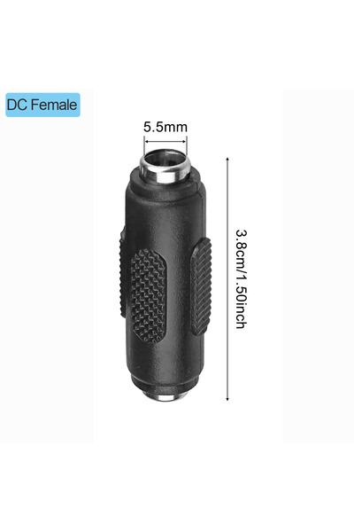 Choice موصل خطي، قطعة واحدة، أنثى 5.5 × 2.1 مم، موصل طاقة تيار مستمر ذكر/أنثى...