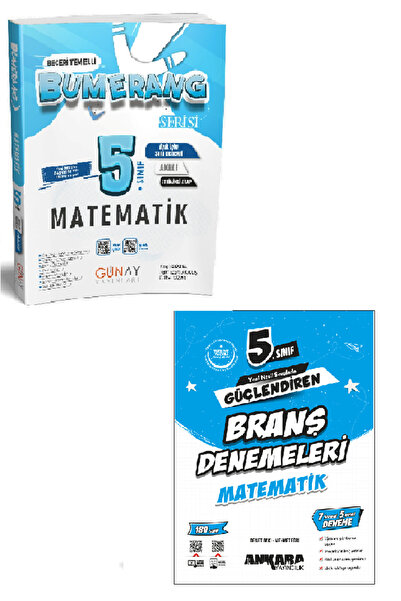 Günay Yayınları 5. Sınıf Bumerang Matematik Etkinlikli Kitap + Ankara Yayıncı...
