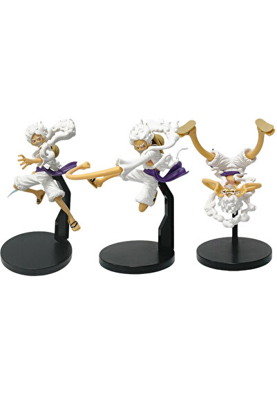 Choice7 Bandai 3PCS-no box One Piece Monkey D Luffy Figure Gear 5 Sun God Nik...