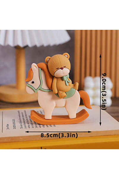 Choice30 Trojan Bear 3 Blue Train Cake Topper Bear Cake Top Carriage Water Ba...