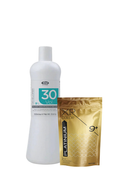 XRCOLOR PLATINIUM SAÇ AÇICI 9+ 500 GR + 30 VOLUME OKSİDAN