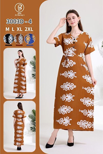 BRK Women's short jalabiya, Lightweight Cotton