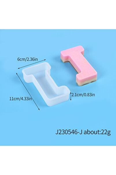 Choice16 J A to Z Large Letter Silicone Mold Capital Alphabet Epoxy Molds DIY...