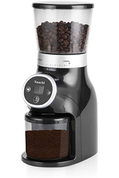 SAACHİ Coffee Grinder Spices & Herbs with 31 Grind Settings, Energy Saving Mo...