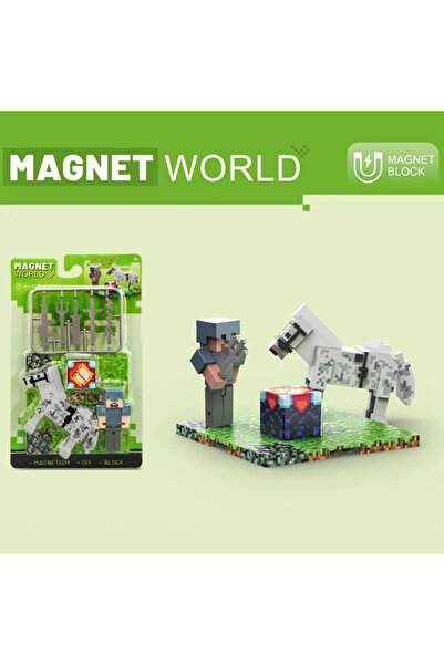 Choice4 مجموعة مكعبات بناء مغناطيسية من ألعاب STEM الخضراء، مكعبات بناء مغناط...