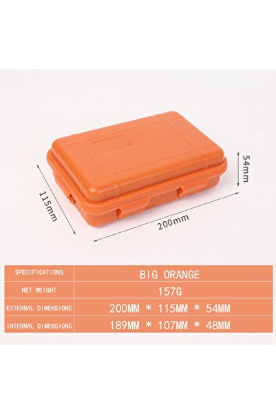 Choice XL-Orange EDC Tool Hard Case Box Small Organizer with Foam Shkproof Wa...