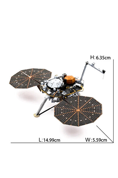 Choice15 مركبة الهبوط على المريخ من إنسايت - أحجية معدنية ثلاثية الأبعاد لاست...