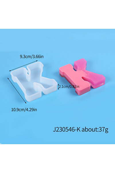Choice15 K A to Z Large Letter Silicone Mold Capital Alphabet Epoxy Molds DIY...