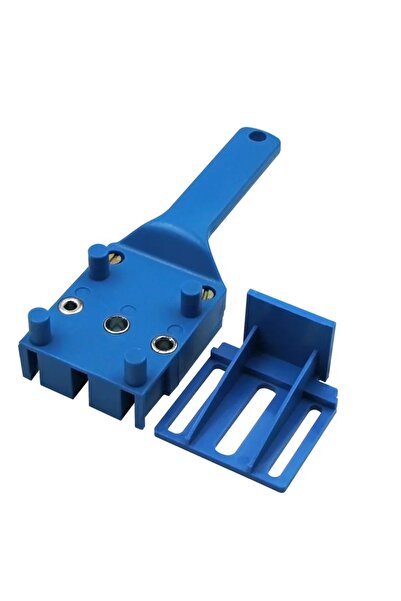 Choice1 Blue Woodworking Dowel Handheld Drill Guide and Hole Saw Tool 6/8/10m...