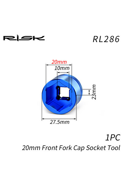 choice2 غطاء شوكة أمامية للدراجة الجبلية RL286 مقاس 20 مم، مزود بأداة Sket، و...