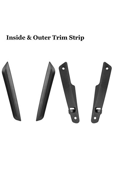choice2 One set Trim Strip Motorcycle Windshield Trim Strip Bracket Kit WindS...