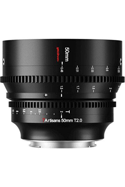 7artisans Obiectiv manual 50mm T2.0 FF pentru Canon EOS R-Mount
