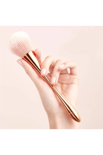 Choice1 rose gold Rose Gold Powder Blush Brush Professional Make Up Brush Lar...