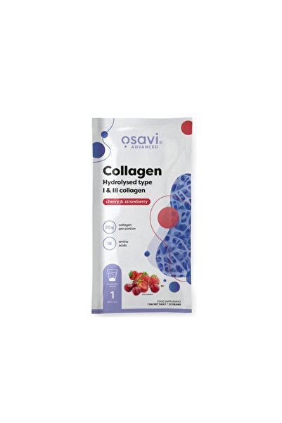 Osavi Collagen Hydrolysed Type I & II cherry and strawberry flavor 10 sachets...