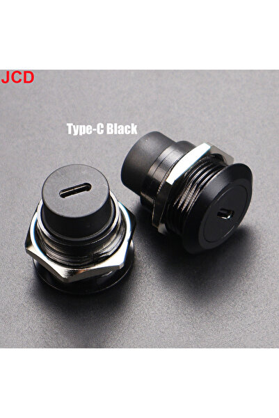 Choice3 Type C Black round JCD 1pcs Metal D Type Module RJ45 CAT6&USB 2.0/3.0...