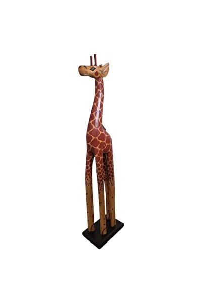 Same Decorative Wooden Giraffe Statue - Handmade