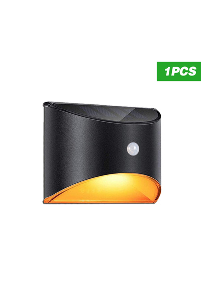 Choice4 مصباح LED يعمل بالطاقة الشمسية، أبيض بارد، قطعة واحدة، مزود بمستشعر ح...