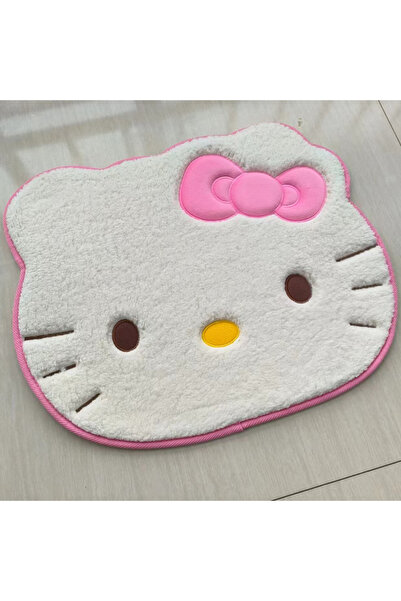 Choice6 سجادة أرضية بتصميم قطة بيضاء كرتونية، سجادة أرضية للحمام، ماصة للماء ...