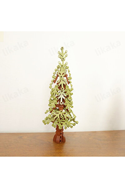 choice2 خشب أخضر داكن، أشجار المدينة، مكعبات بناء، مكعبات خشب السكويا، ألعاب،...