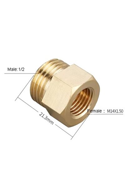 Choice9 04 إلى M14X1.5 1/8 بوصة 1/4 بوصة 3/8 بوصة 1/2 بوصة موصلات أنابيب نحاس...
