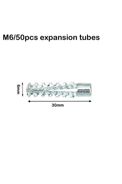 Choice5 براغي تثبيت ذاتية الثقب مسننة معدنية M6، 50 قطعة، 20/50/100 مجموعة، س...