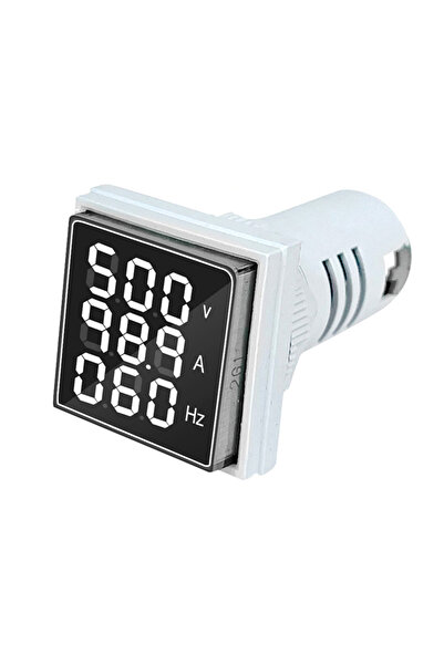 Choice1 شاشة عرض بيضاء ثلاثية الأرقام لقياس التيار المتردد والجهد والتردد، 3 ...