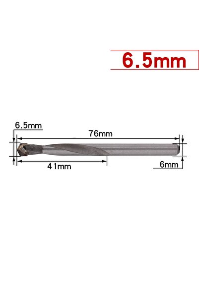 choice2 6.5mm Cemented carbide Drill Bit Fit For Stainless Steel Metal Wood P...
