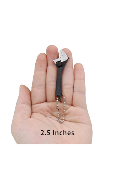 Choice3 2.5 Black 1Pcs Steel 2.5 Inch 4 Inch Monkey Wrench Mini Tool Adjustab...