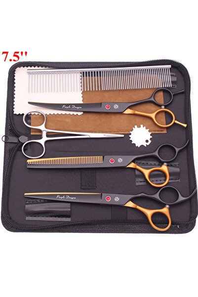 Choice27 Z3088JinPYSCZ 7.5'' Professional Pet Grooming Scissors Hair Cutting ...