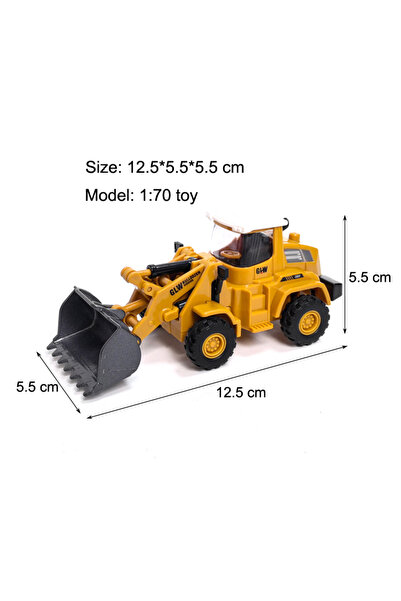 Choice6 Bulldozer 2 in 1 Toys for Boys Alloy Tractor Kids Excavator Bulldozer...