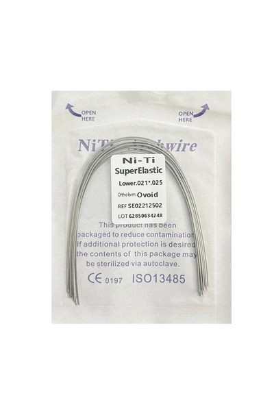 Choice18 21x25 Lower-NITI 10pcs/pack Dental Arch Wires Orthodontic Super Elas...