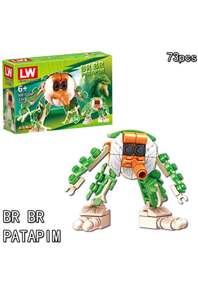 Choice6 7259-4 Italian Brainrot Animals Tung Tung Tung Sahur Building Blocks ...