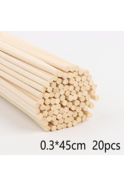 Choice6 3 مم × 450 مم - 20 قطعة، 20-50 قطعة من أعواد الخشب الطبيعية المصنوعة ...