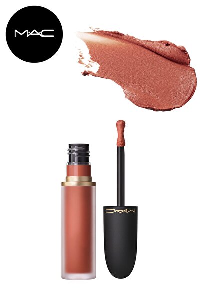 M.A.C أحمر شفاه سائل من بودرامسي مات لاستخدامه على الشفاه والخدود، تأثير ترطي...