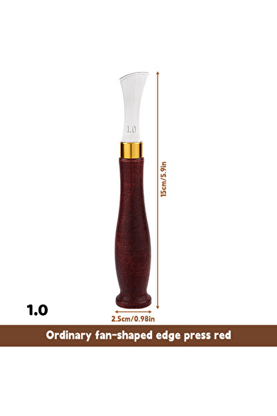 Choice1 أداة تجعيد حواف جلد Zxiixz حمراء اللون، 1.0 مم، قطعة واحدة، ذات فتحة ...