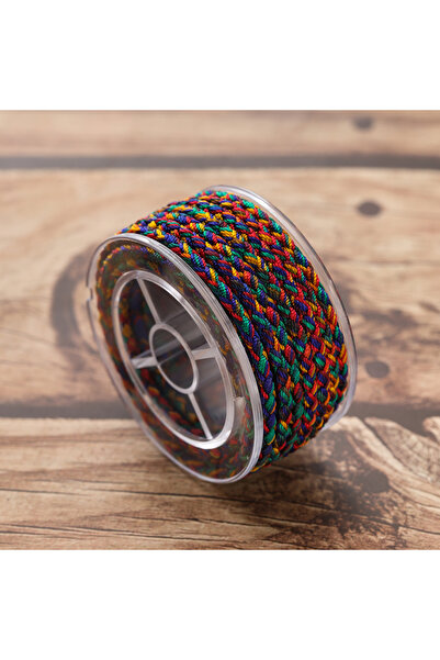 Choice9 خيط بوليستر ملون، اللون ٢٢، لفة واحدة، طولها حوالي ٣.٥ متر، قطرها ٣.٥...