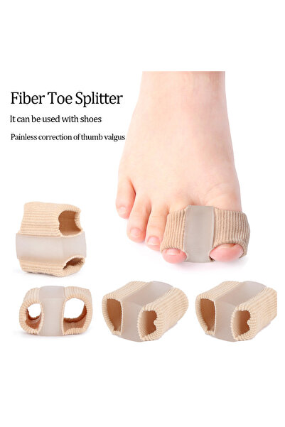 Choice قطعتان - صغير، نصف قطعة، مصحح إبهام القدم مزدوج ، فاصل سيليكون لإبهام ...