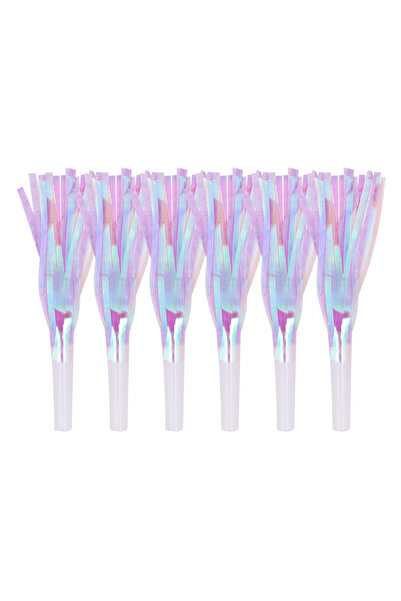 Choice11 ٦ قطع بنفسجي، ٦/١٢/٣٦ قطعة صفارات ملونة، هدايا حفلات أعياد ميلاد الأ...