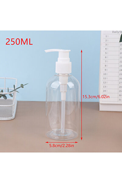 Choice3 250ml 200-500ml Portable Empty Pump Dispenser Bottles Cylinder Shampo...