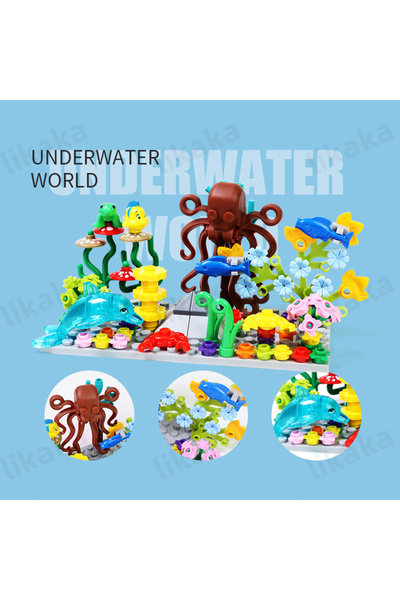 Choice1 عالم تحت الماء، مدينة، مزرعة، حيوانات، مبنى، كتل، طبيعة، حيوانات، سمك...