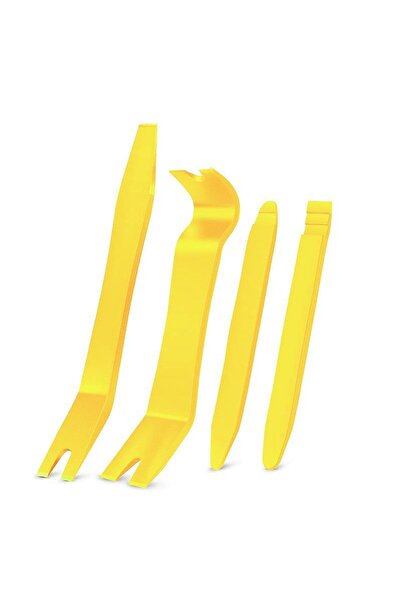 choice2 مجموعة أدوات يدوية صفراء اللون مكونة من 4 قطع لتجميع وتفكيك السيارات،...