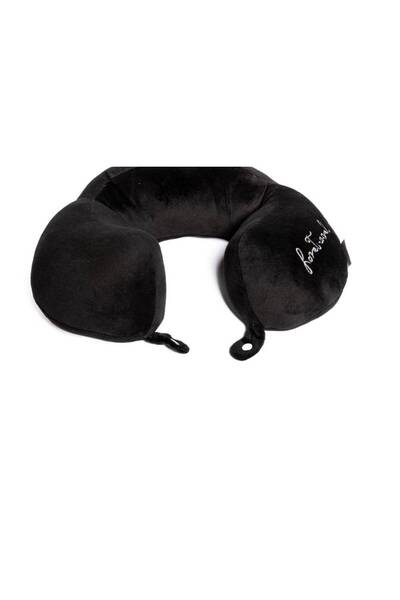 My Home Velvet fabric neck pillow with Polyester filling