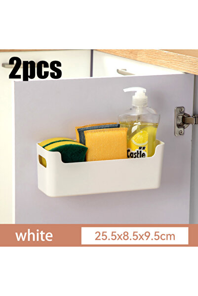 Choice7 A Small 2pcs Non Perforated Cling Film Rack Inside Cabinet Wall Shelf...