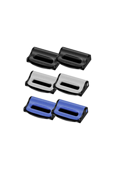 Choice12 Mixed-3pairs Car Safety Seat Belt Buckle Clip Seatbelt Stopper Adjus...